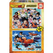 Puzzle 2 X 100 Pcs - Dragon Ball - Educa Borras