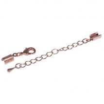 Fermoir Pour Bijou Assemblé, 2mm Ø, Or Rose, 1 Pce - Rayher