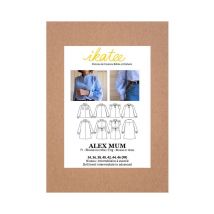 Pochette Patron De Couture Femme Alex Mum Blouse + Robe 34 Au 46 Taille N°fr 34-46 - Ikatee
