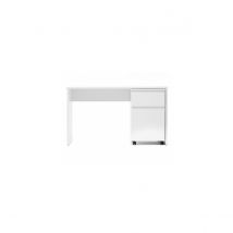 Bureau Blanc Avec Conteneur Mobile - HomeStyle4U