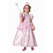 Déguisement Princesse Satin Rose Taille 140 - WILBERS