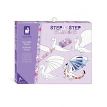Step By Step Drawing - Apprendre A Dessiner - 20 Modeles Fantasy - Jura Toys