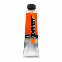 Peinture À L'Huile - Cobra - Artist - Orange Royal - 298 - Tube De 40ml