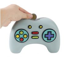 Tirelire Plastique Let's Play - Aqua - Itotal