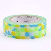 Masking Tape - Mosaiques Bleues - 10 M X 15mm - MT Masking Tape