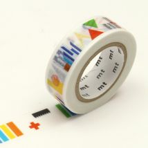 Masking Tape - Mots Et Symboles - Sdl - 10 M X 15mm - MT Masking Tape