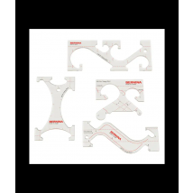 Kit De Règles De Quilting Bordure Bernina – Pour Des Finitions Élégantes Et Précises Blanc - Bernina