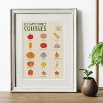Poster - Les Incroyables Courges - Dr. Jonquille & Mr. Ail