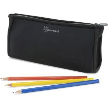 Trousse - Scolaire - Noir - Fermeture Éclair - Robuste - 21x13x4cm - Rapesco - Esselte