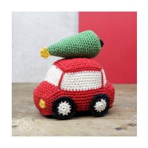 Kit Crochet Voiture De Noël - Amigurumi Hardicraft Multicolore