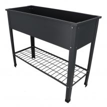 Carré Potager En Métal Anthracite - Esschert Design
