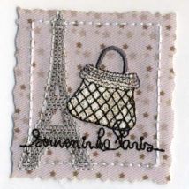 Lot De 3 Écussons Thermocollants Souvenir De Paris X5cm - Mediac