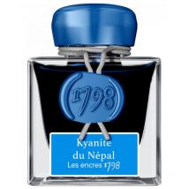 Encre Pour Calligraphie - Kyanite Du Népal - Les Encres 1798 - Herbin - Flacon 50ml - Jacques Herbin