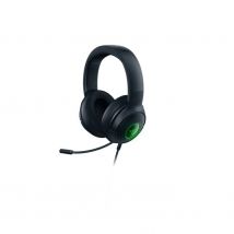 Razer Casque Gaming Usb Filaire Kraken V3 X Son Surround 7.1 Avec Micro Cardioïde Noir