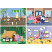 Puzzles Progressifs Peppa Pig - Educa - Multi 4 - 50 À 150 Pièces - Educa