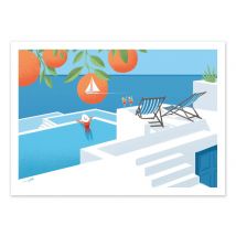 Affiche 50 X 70 Cm - Greek Summer - Andrea De Santis - Wall Editions