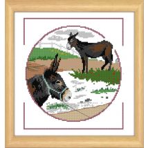 Kit Tableau Point Compté Les Anes - LUC
