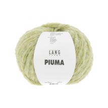 Pelote De Laine Et Coton À Tricoter Piuma - Lang Yarns 16 Vert - LangYarns