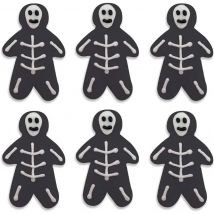 6 Décors Squelette - Sucre - Creative Party