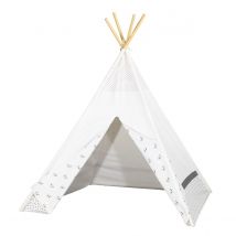 Tipi En Toile En Coton Blanc - Sauthon