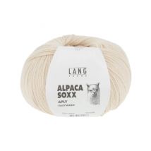 Pelote De Laine Alpaca Soxx 6-ply - 150gr - Lang Yarns 0002 Ecru
