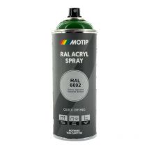 Bombe De Peinture - Vert - Ral 6002 - Brillant - Acrylique - Tous Supports - Motip - 400ml - Motip