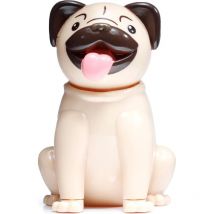 Figurine - Chien - Carlin - Humour - Décoration - 10cm De Hauteur - Puckator