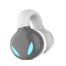 Ecouteurs Bluetooth Sans Douleur Sport Affaires Son Hifi Étanche Blanc Gris Yonis - Yonis