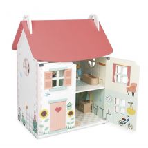 Maison De Poupees En Bois - - Jura Toys