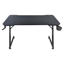 Subsonic - Bureau Gaming Ergonomique Finition Carbone, Bureau Gamer Avec Tapis De Souris Intégral Pour Pc Gaming - Subsonic