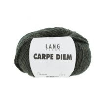 Pelote De Laine Et Alpaga À Tricoter Carpe Diem - Lang Yarns 0398 Vert Chiné