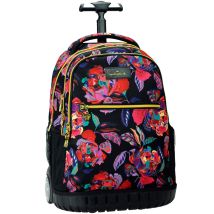 Sac À Dos À Roulettes Hallmark 48 Cm - Trolley Haut De Gamme Fleurs