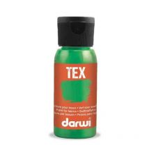 Peinture Pour Tissus - Vert Clair - Opaque - Peinture À L'Eau - Tex - Darwi - 50ml