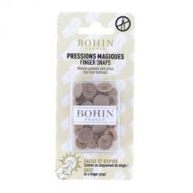 Boutons Pressions Sans Pince 13mm Bohin Beige
