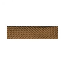 Disquette Tresse Simili Cuir Marron - My mercerie