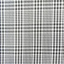 Tissu Tartan Ecossais Pied De Poule Noir Et Blanc - Au Mètre - Craftine