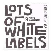 Bloc D'Étiquettes Paperfuel - Lots Of White Labels - Papier - Blanc - 135 Feuilles Scrapbooking