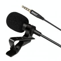 Microphone Lavalier Professionnel 3.5mm Pour Smartphone Et Ordinateur 2m Yonis - Yonis