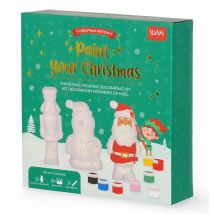Kit De Figurines De Noel A Peindre - Legami
