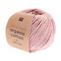 Coton À Tricoter Essentials Organic Cotton Dk - Rico Design 005 Vieux Rose
