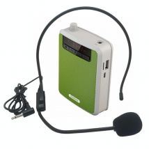 Amplificateur De Voix Portable Avec Microphone Fm Mp3 Orange Puissant Et Compact Yonis - Yonis