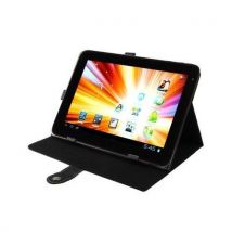 Housse De Protection Tablette Tactile 10.1 Pouces Universelle Support Cuir Noire Yonis - Yonis