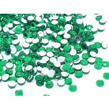 300 Perles Strass Cabochon Rond Strass Vert 3 Mm Acrylique À Coller - Dos Argenté - La boutique de Karine