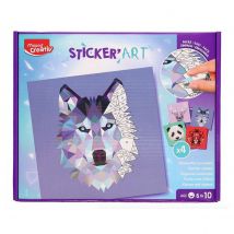 Sticker Art – Gommettes Au Numero - Maped - Bleu