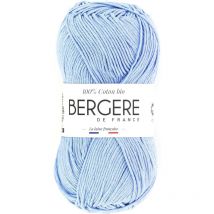 Pelote De Laine - Ciel - 100% Coton Bio - 3mm - Tricot Et Crochet - Bergère De France - Bergere de France