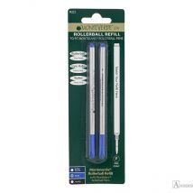Blister 2 Recharges Roller Bleu Pointe Fine Compatible Avec Montblanc - Carpentras
