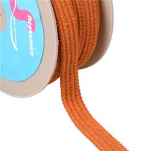 Bobine 20m Galon Quatre Cordons 15mm Orange Rouille - My mercerie