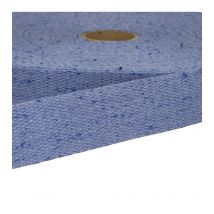Sangle Chinée Bleu Roi Au Mètre - MyMercerie