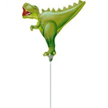 Ballon Sur Tige Silhouette Dino T-rex - Amscan
