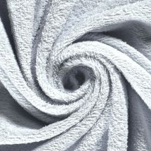 Tissu Eponge Légère 340 G/m² Uni Bleu Clair - Au Mètre - Craftine